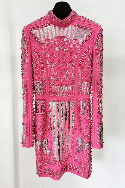 Raven Alloy  İşlemeli Mini Elbise
